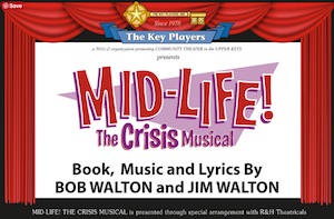 Key Players community theater group in Key Largo's season includes "Mid-Life! The Crisis Musical." Running Feb. 9-11, followed by a "murderously funny" mystery thriller in April.